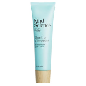 Kind Science front packaging showing cleanser tube and benefits