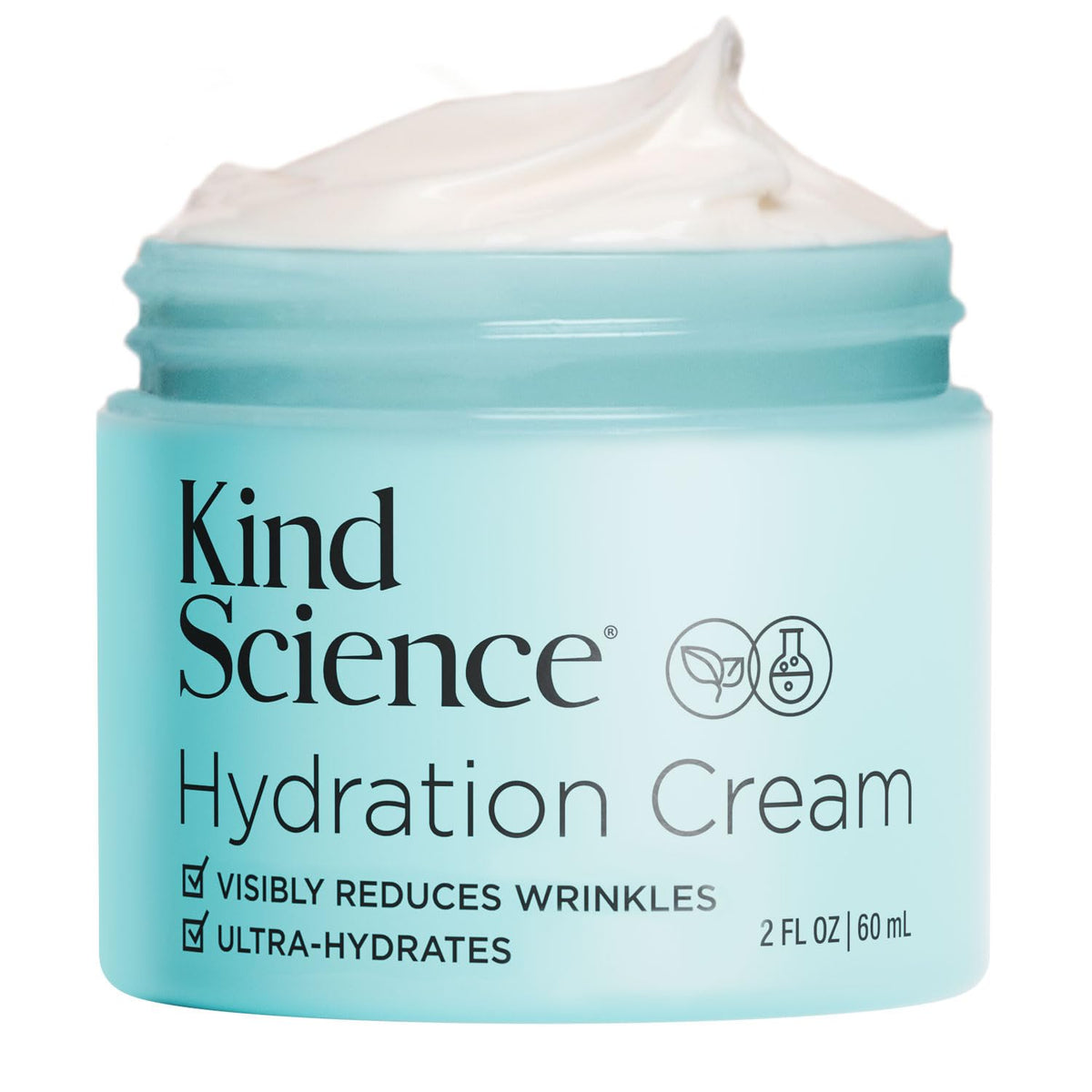 Kind Science jar front packaging showing clean label and size benefit
