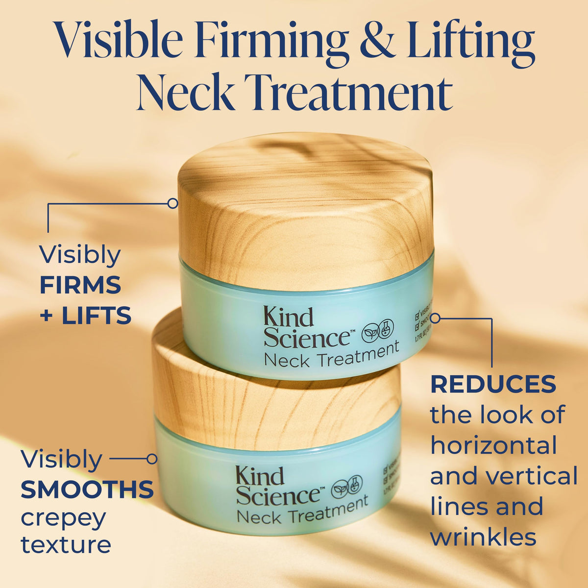 Kind Science open cream whipped gel texture for cooling hydration