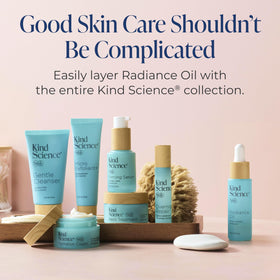 Kind Science oil texture poured to show lightweight absorbent finish