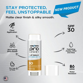 KINeSYS closed cap detail highlighting travel-ready, leak-resistant tube and portability