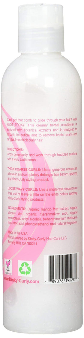 Kinky Curly close-up of creamy texture demonstrating smooth slip for gentler detangling