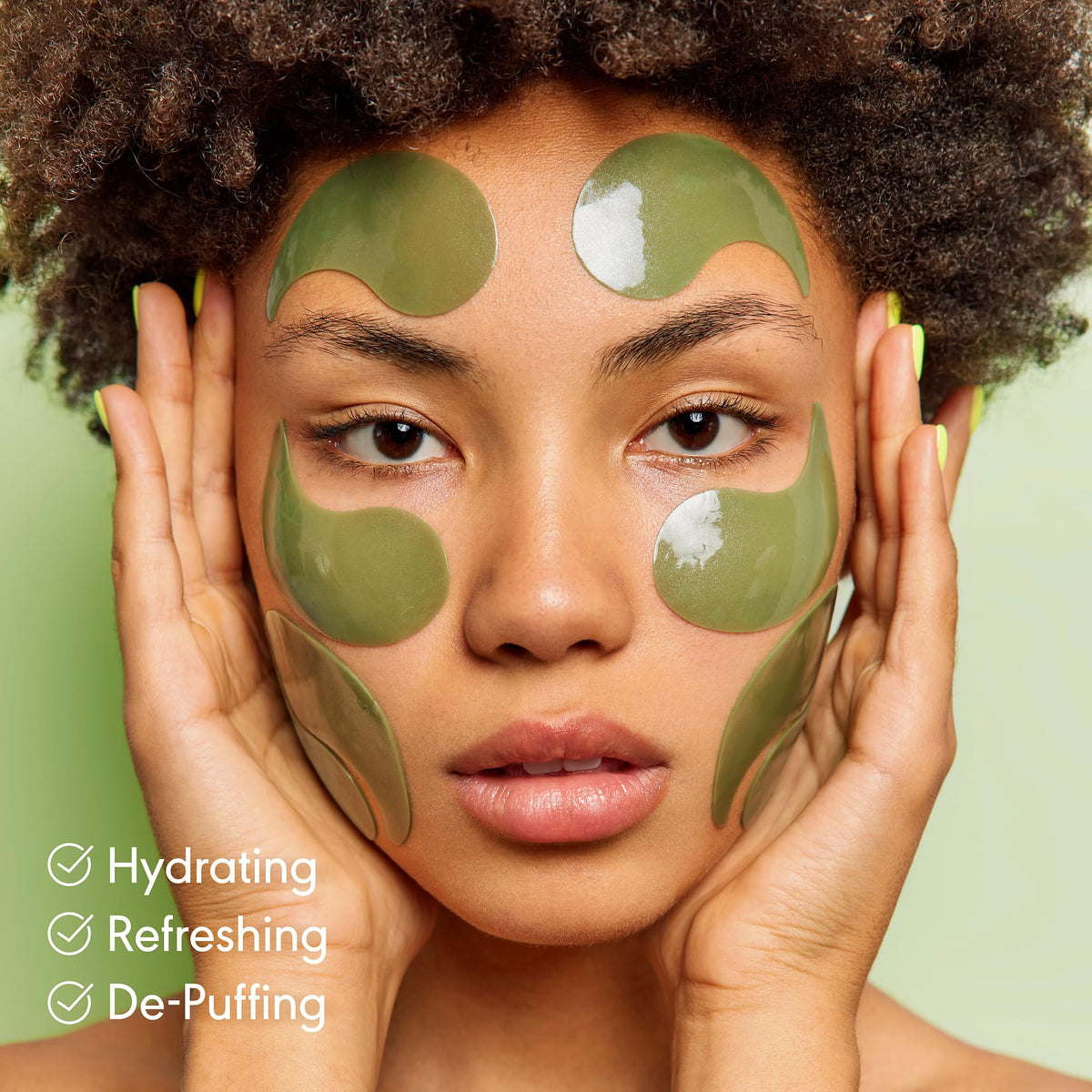 KINPUR close-up of hydrogel texture for smooth hydration