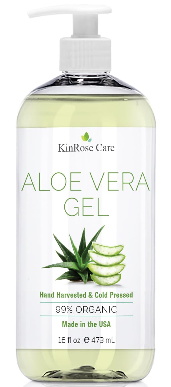 KinRose Care label close-up highlighting cold-pressed and minimal ingredients