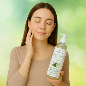 KinRose Care used at beach providing cooling relief after sun exposure