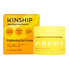 Kinship Brightwave front packaging showing product and benefit of brighter eyes