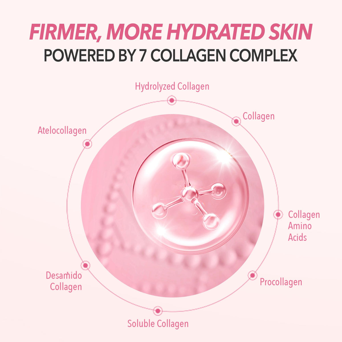 KIOSKIN label close-up displaying peptide and collagen ingredient highlights