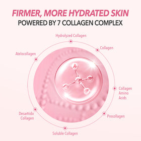 KIOSKIN label close-up displaying peptide and collagen ingredient highlights