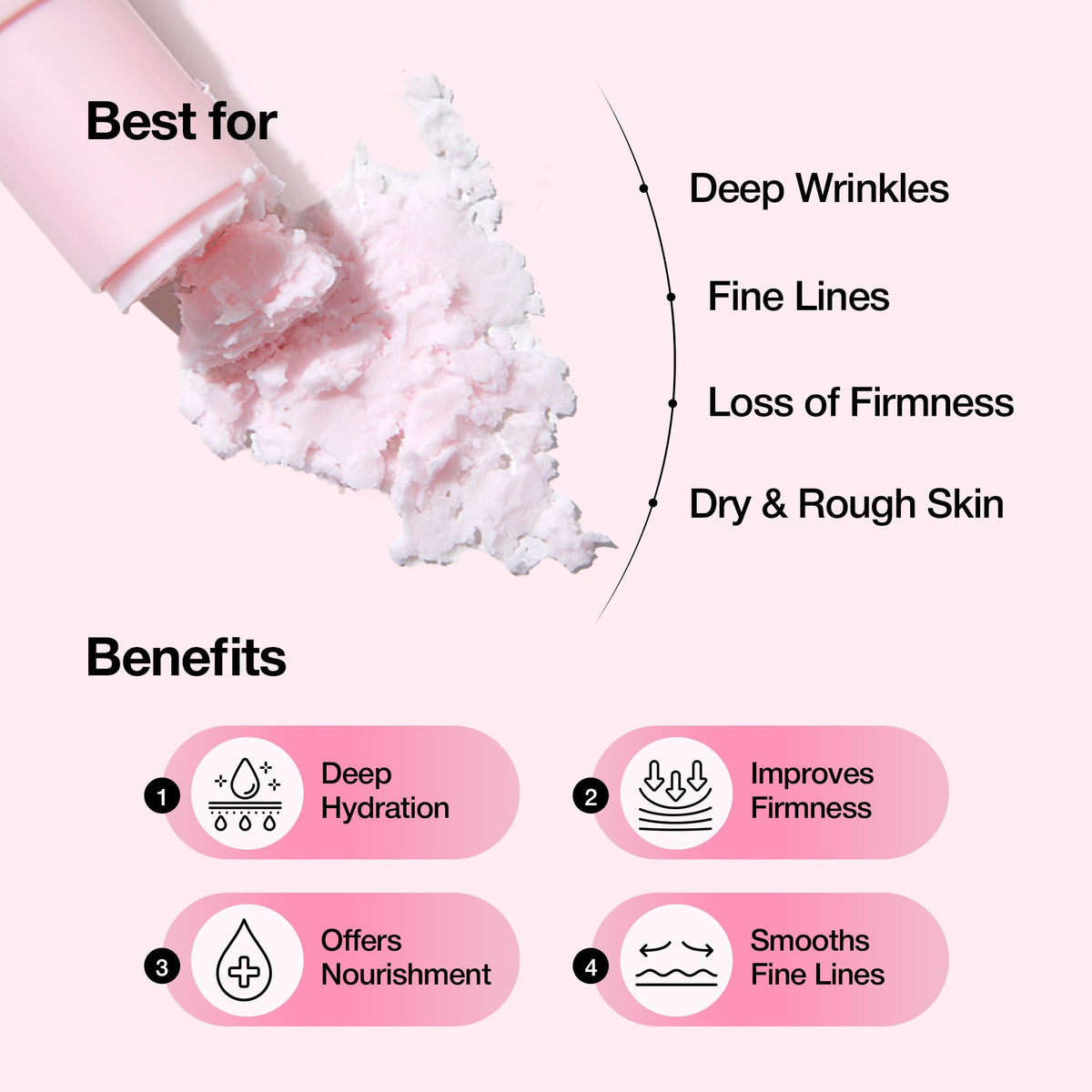 KIOSKIN stick twist-up detail highlighting easy targeted application