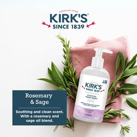 Kirk's bottle placed beside kitchen sink showing convenient everyday placement