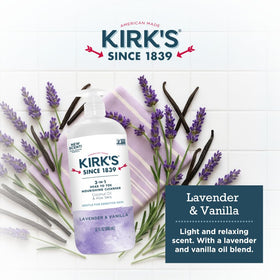 Kirk's family shower use with man, woman and child for gentle cleansing