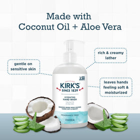 Kirk's on bathroom counter staged for everyday hydration and sensitive-skin safety