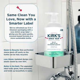 Kirk's bubble bath in tub scene creating foamy, relaxing bath experience