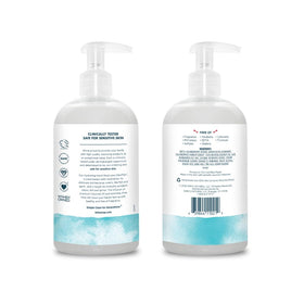 Kirk's close-up lather texture demonstrating creamy coconut oil foam hydration benefit