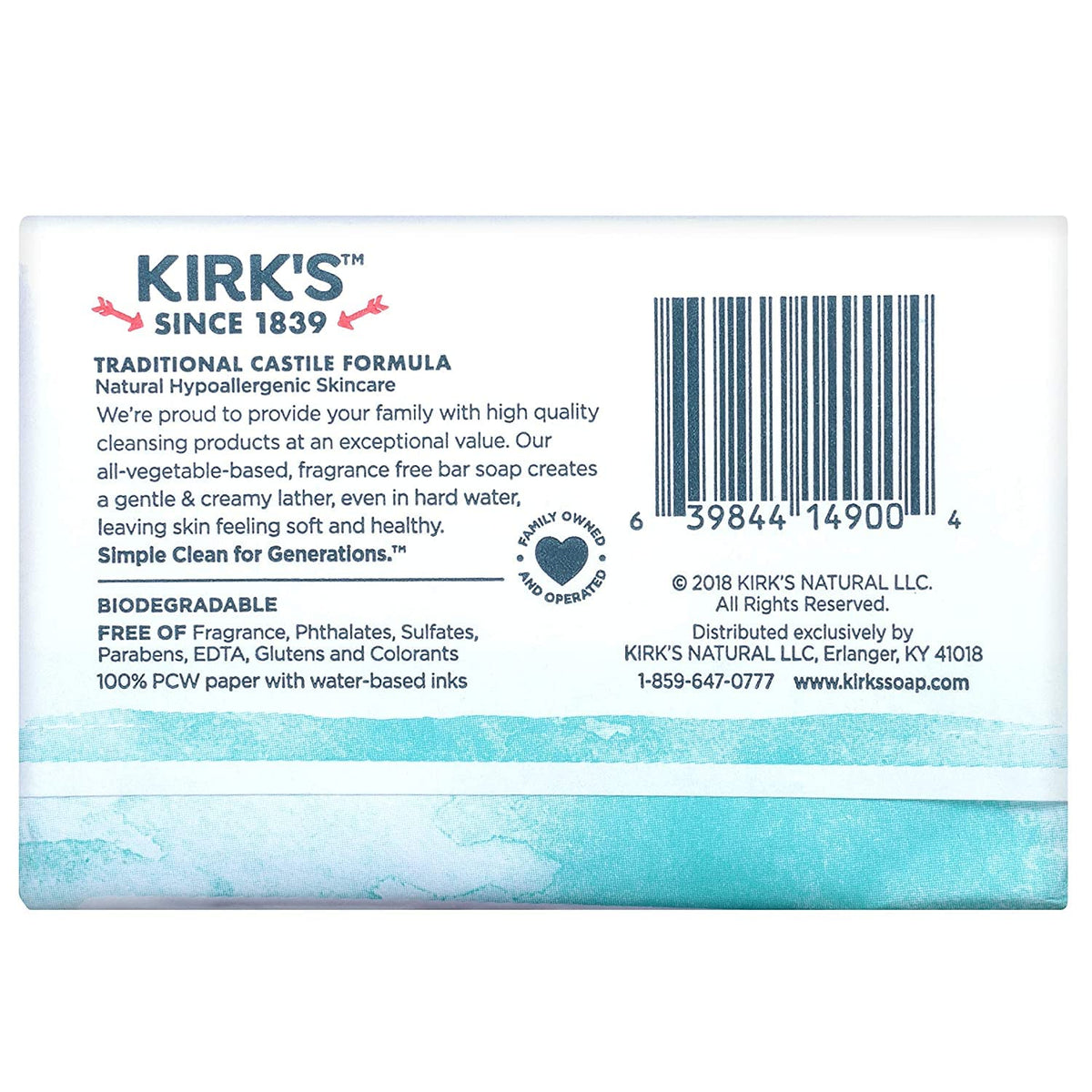 Kirk's bar used for kitchen spot cleaning showing versatility