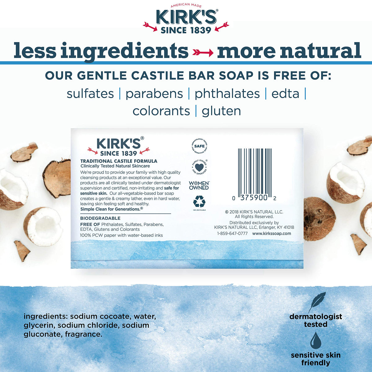 Kirk's unopened 24-pack box for bulk storage, highlighting cost-efficiency and organized supply