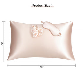 KISMETICS satin pillowcase texture detail highlighting smooth surface and hair benefits