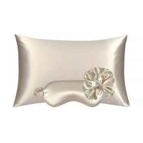 KISMETICS Champagne front box showing complete sleep set and gift-ready presentation