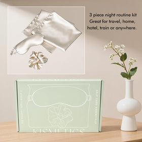 KISMETICS clear-window packaging displaying kit for gifting and easy storage
