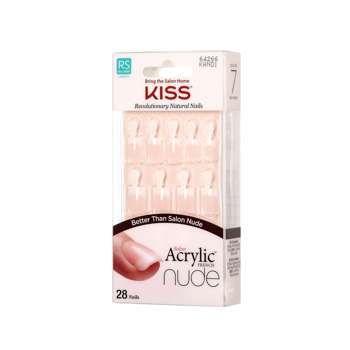KISS display of 28 nails in 14 sizes for precise fit