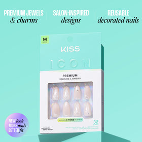 KISS nails in hand to show scale and realistic size comparison