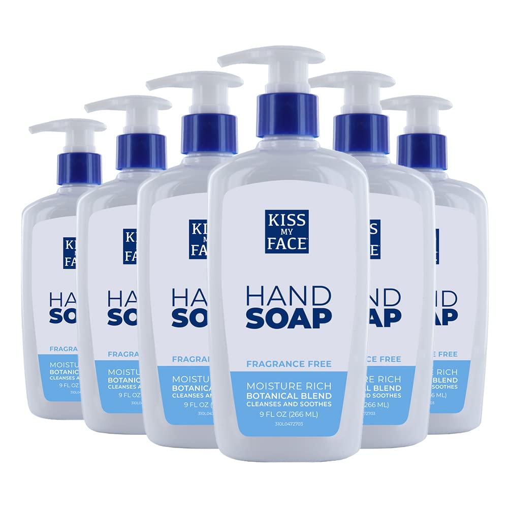 Kiss My Face front packaging pump bottle showing unscented label and easy dispensing