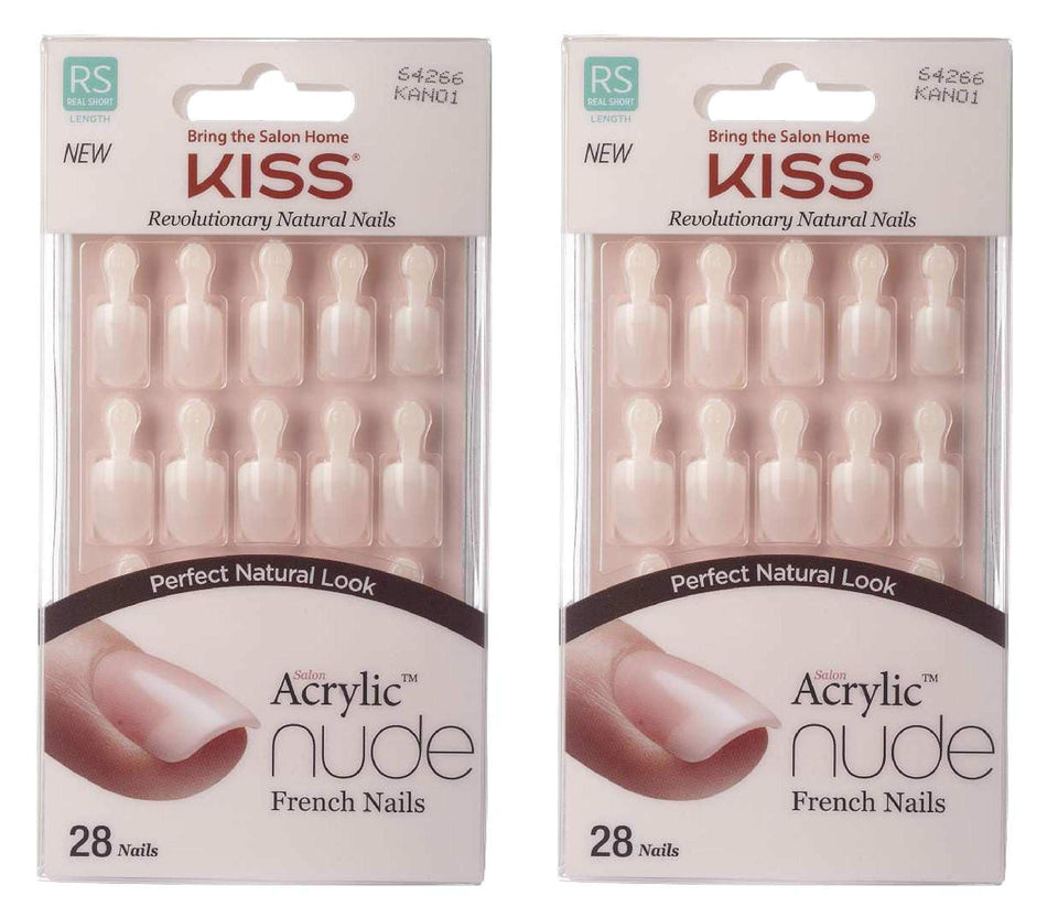 KISS front packaging showing two 28-count packs and natural benefits