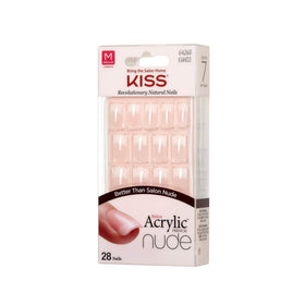 KISS detail of softened smile line emphasizing realistic French appearance