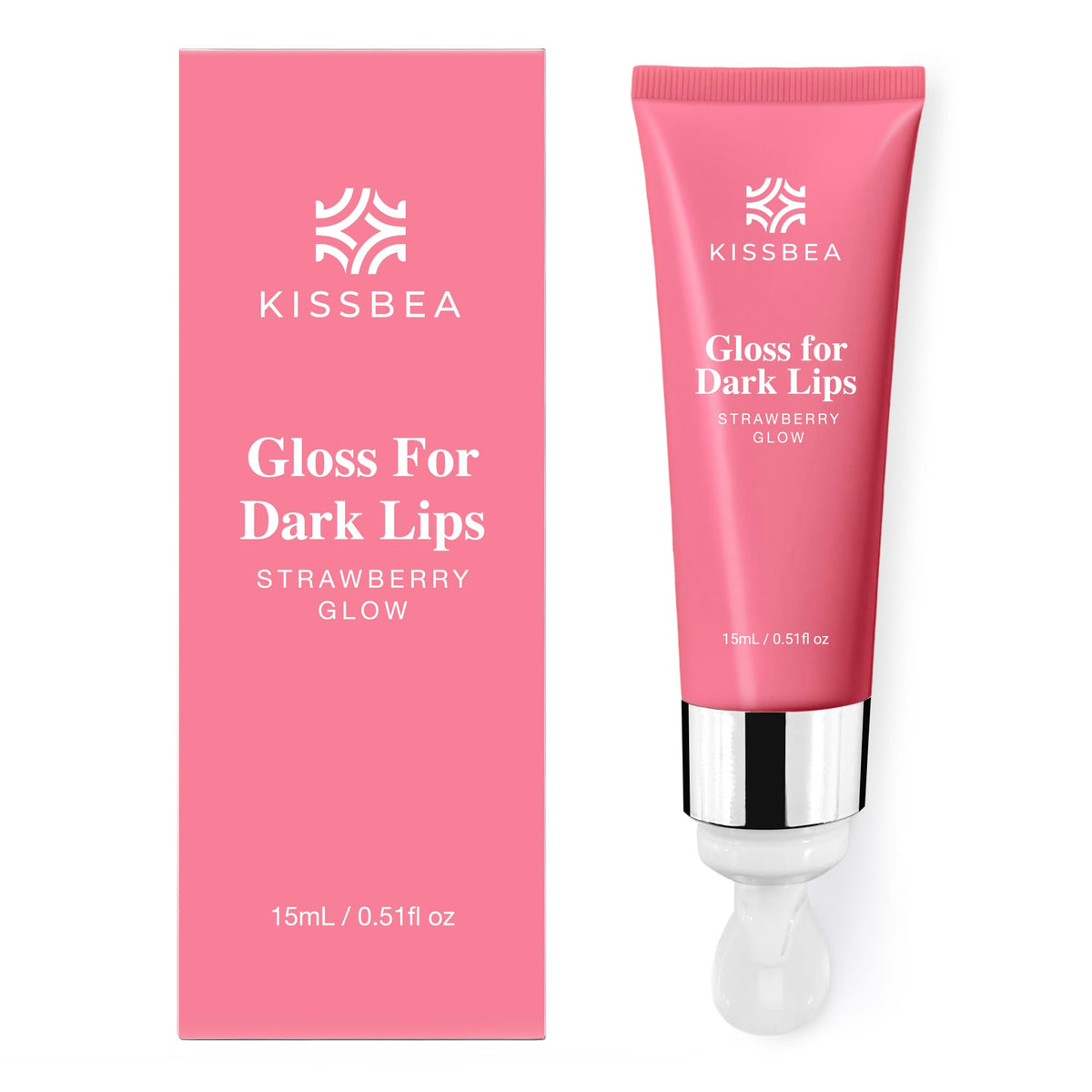 KissBea front packaging tube showing 15 mL and branding, helps identify product