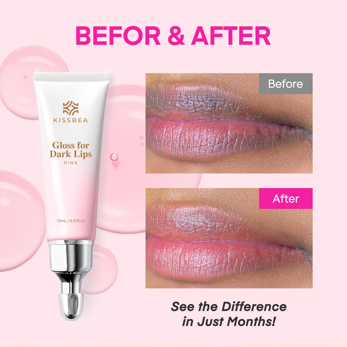 KissBea texture on fingertip demonstrating lightweight, non-greasy hydration