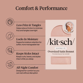 Kitsch adjustable ties detail for secure, gentle fit