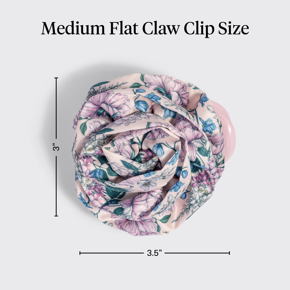 Kitsch clip securing thick hair showing strong grip and no slipping