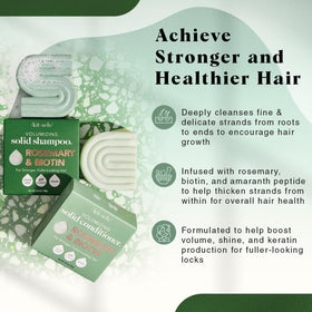 Kitsch close-up of conditioner bar showing creamy finish and detangling benefit