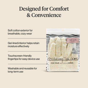 Kitsch soft cotton texture detail providing comfort and repeated use