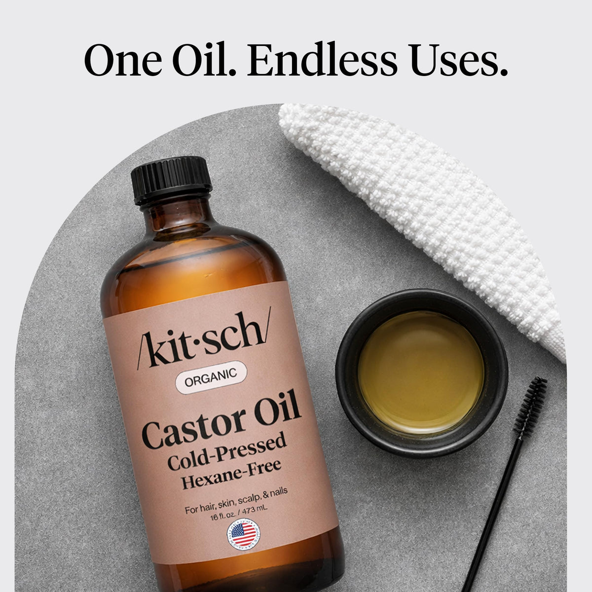 Kitsch cuticle and nail care close shot illustrating softened cuticles and healthy nails