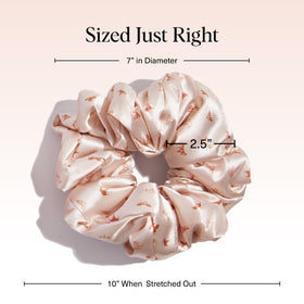 Kitsch satin texture close-up highlighting smooth strand protection