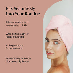 Kitsch folded towel in travel bag for quick-dry portability