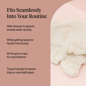 Kitsch folded in travel bag highlighting lightweight, packable convenience