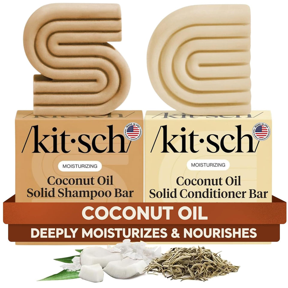 Kitsch front packaging showing coconut oil bars and sustainable gift-ready look