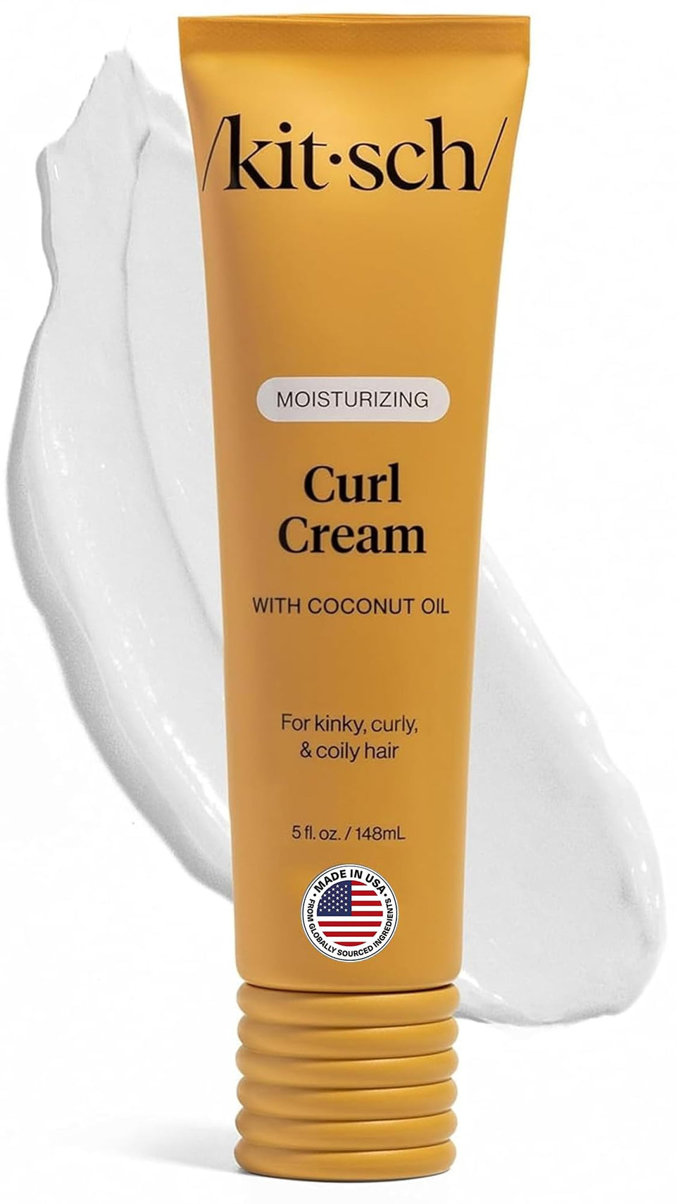 Kitsch front packaging showing curl cream and brand clarity