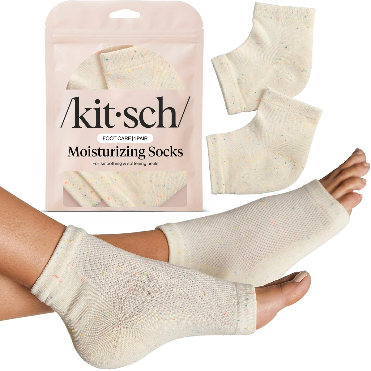 Kitsch front view packaging shows product and easy storage benefit