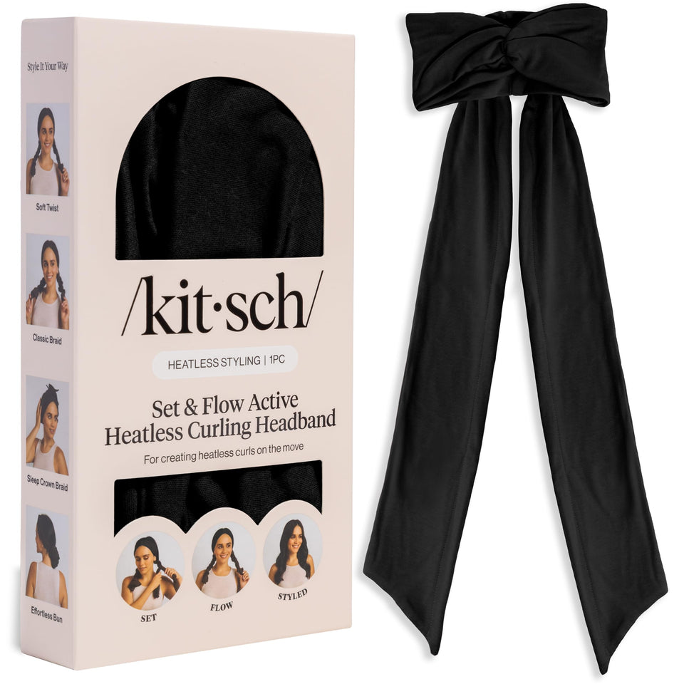 Kitsch headband front packaging showing product and style benefit