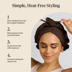 Kitsch care label and tags visible showing easy-wash benefit