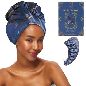 Kitsch Ravenclaw front packaging showing towel wrap and crest benefit of fandom style