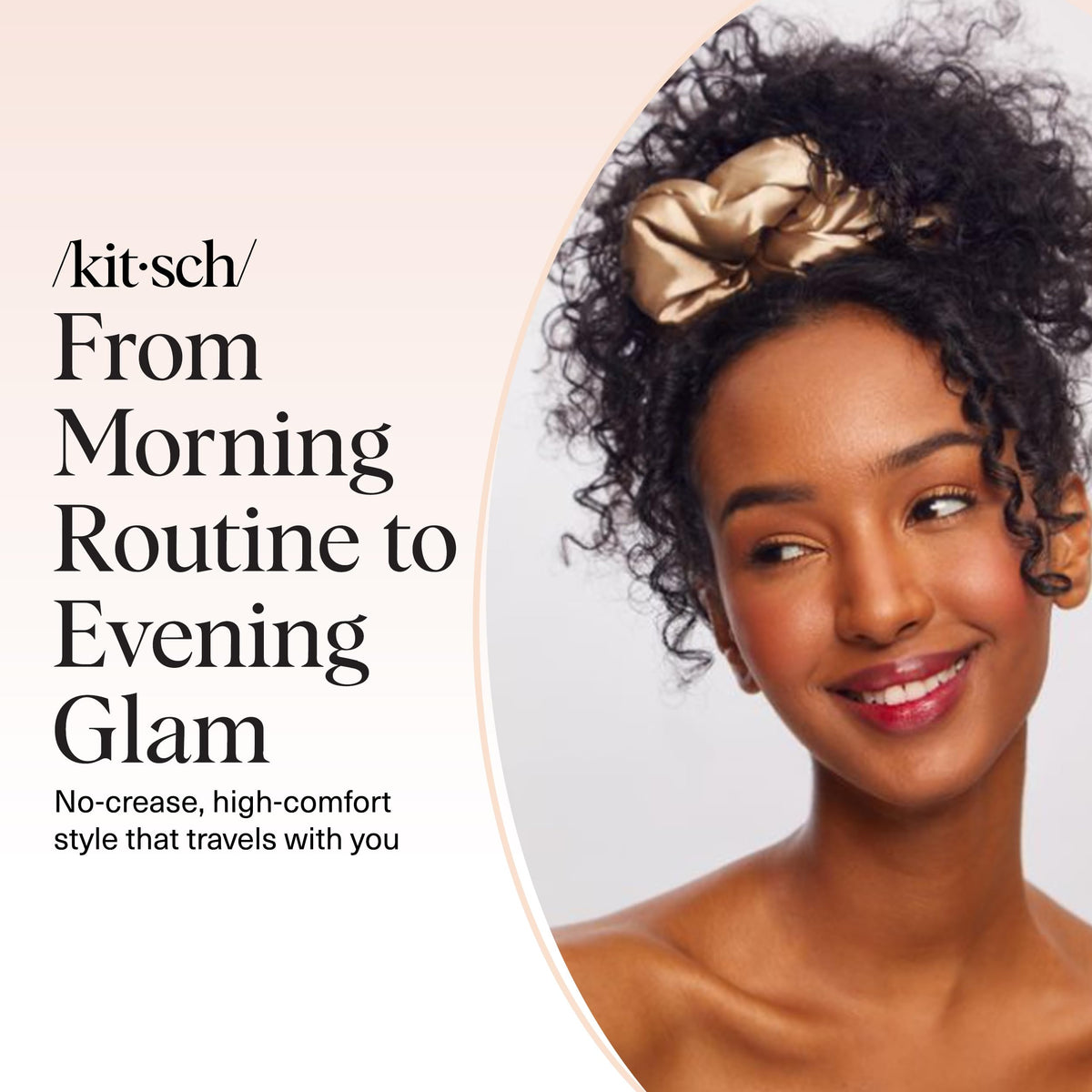 Kitsch two-piece scrunchie set in simple packaging ideal for gifting and daily use