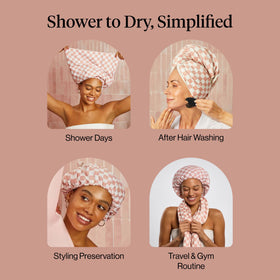Kitsch scale comparison with hairbrush showing generous towel size advantage