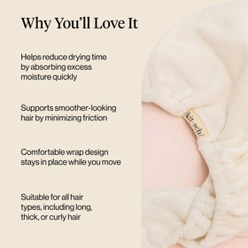 Kitsch towel next to standard towel to show compact size benefit