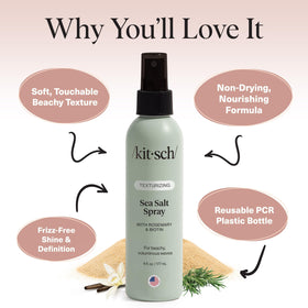 Kitsch spray pump detail for easy application and even mist