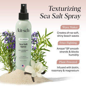 Kitsch spritz in hand demonstrating lightweight, touchable texture
