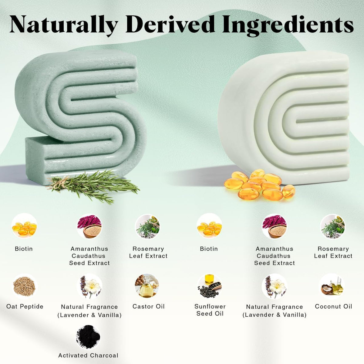 Kitsch close-up of shampoo bar texture highlighting gentle cleansing and lightweight lather